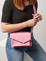 Cross Body Tas Zo Leder Lancaster Roze zoe 10-vue-porte